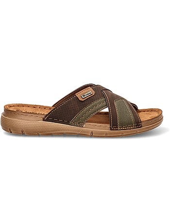 Sandalia Diario Hombre Suela Plana - Luna Collection