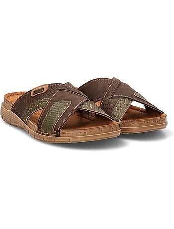 Sandalia Diario Hombre Suela Plana - Luna Collection
