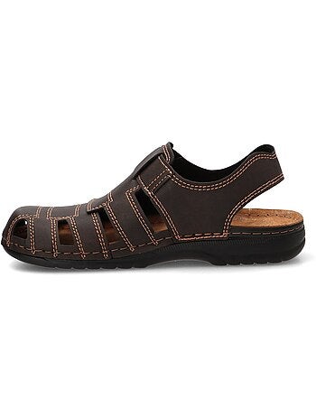 Sandalia Diario Hombre Suela Plana - Luna Collection