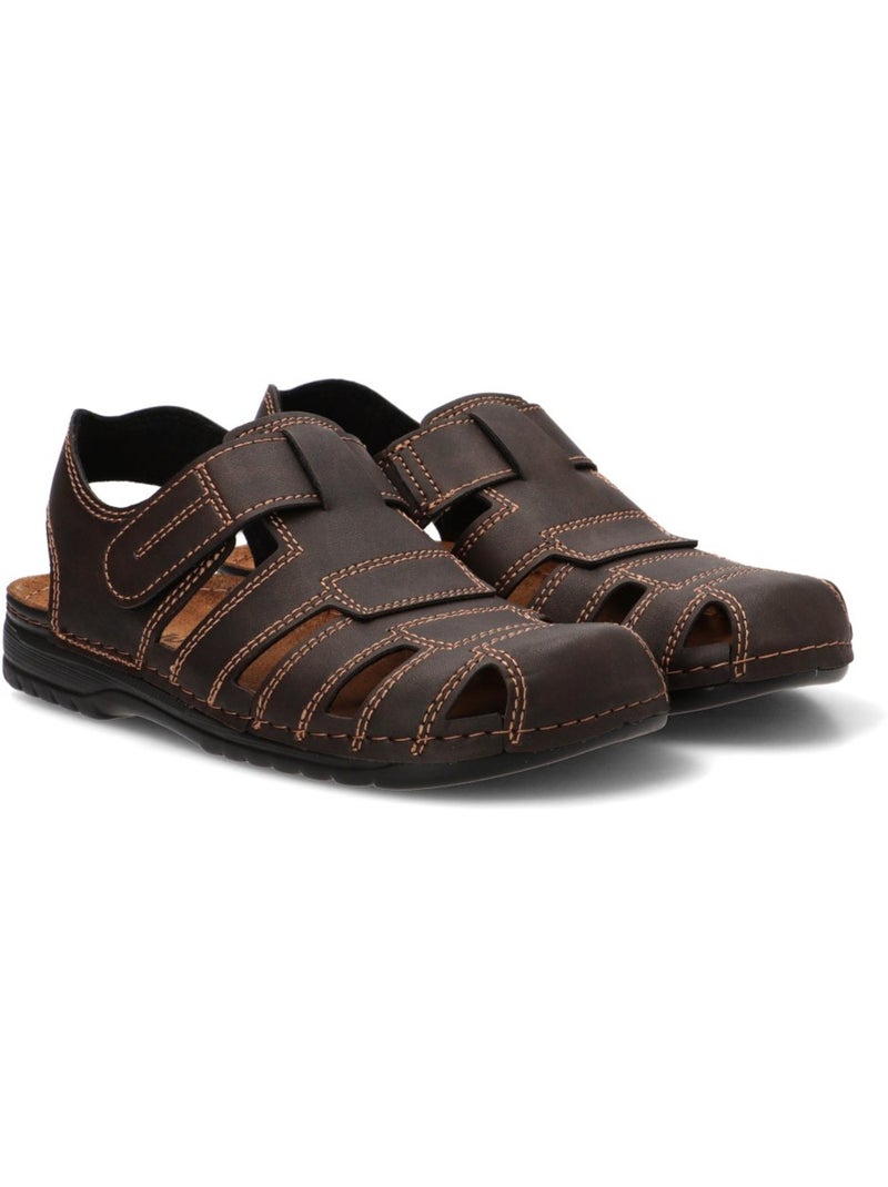 Sandalia Diario Hombre Suela Plana - Luna Collection Marrón - Kiabi