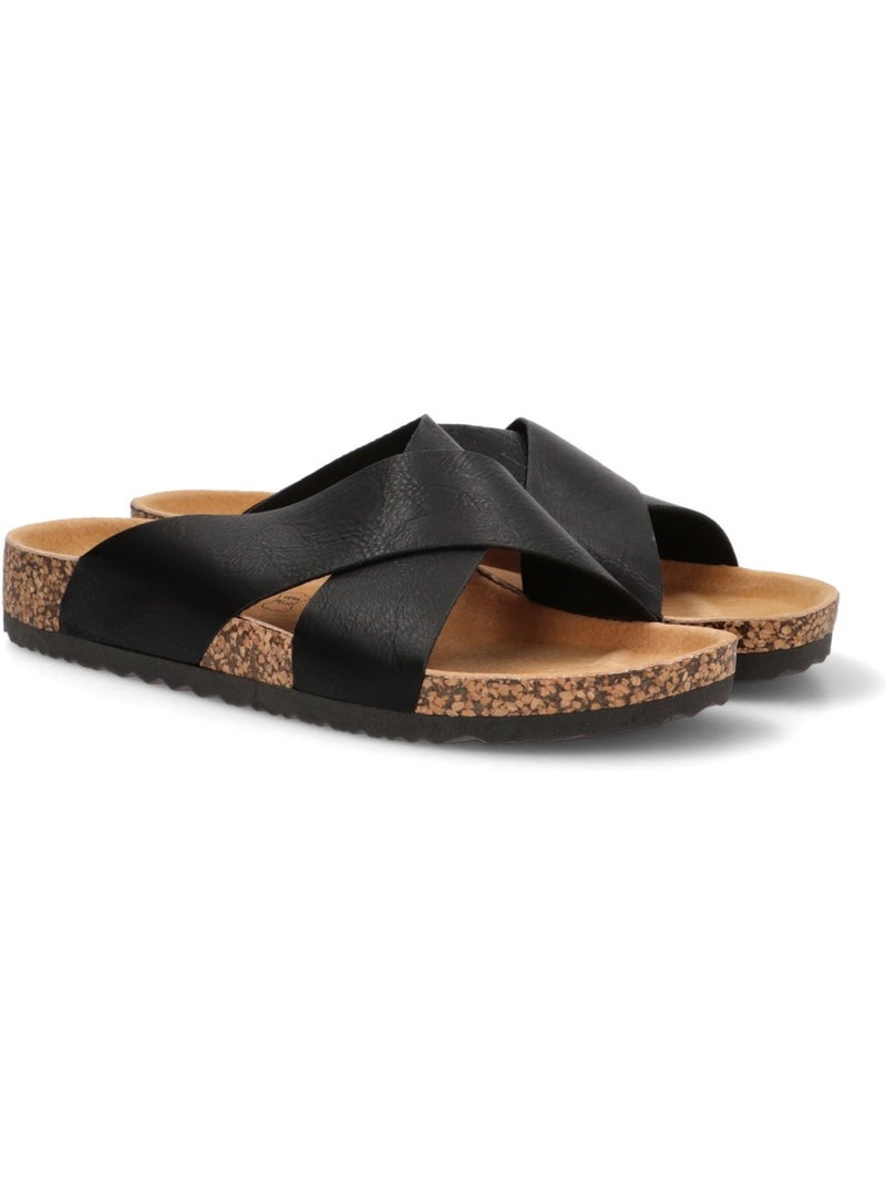 Sandalia Diario Hombre Suela Plana - Luna Collection Negro - Kiabi