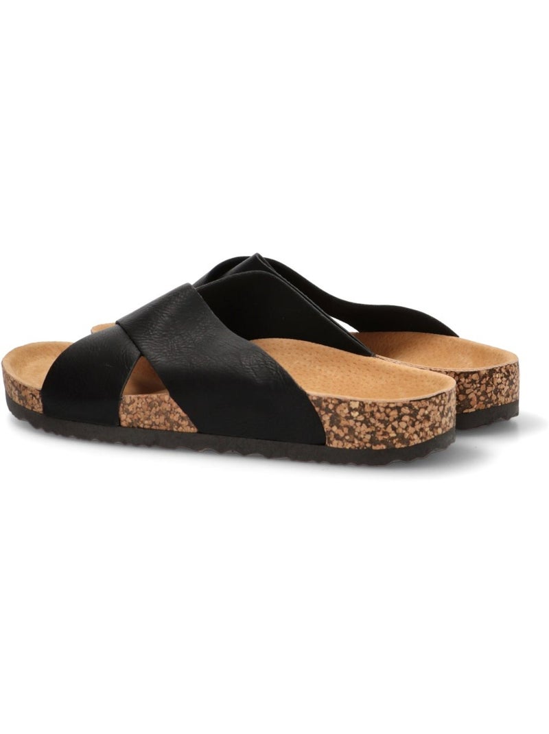Sandalia Diario Hombre Suela Plana - Luna Collection Negro - Kiabi