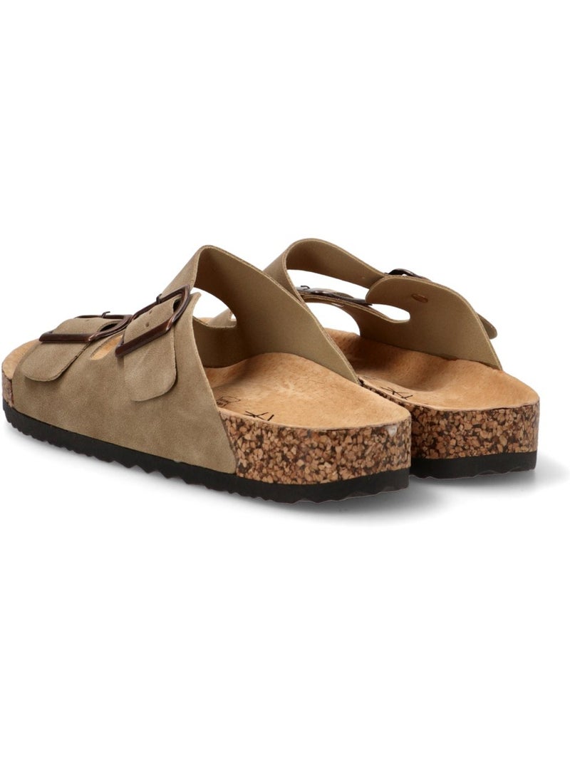 Sandalia Diario Hombre Suela Plana - Luna Collection Taupe - Kiabi