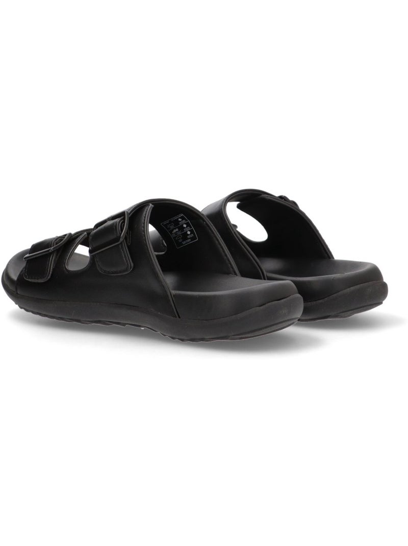Sandalia Diario Hombre Suela Plana - Modelo 143768 Negro - Kiabi