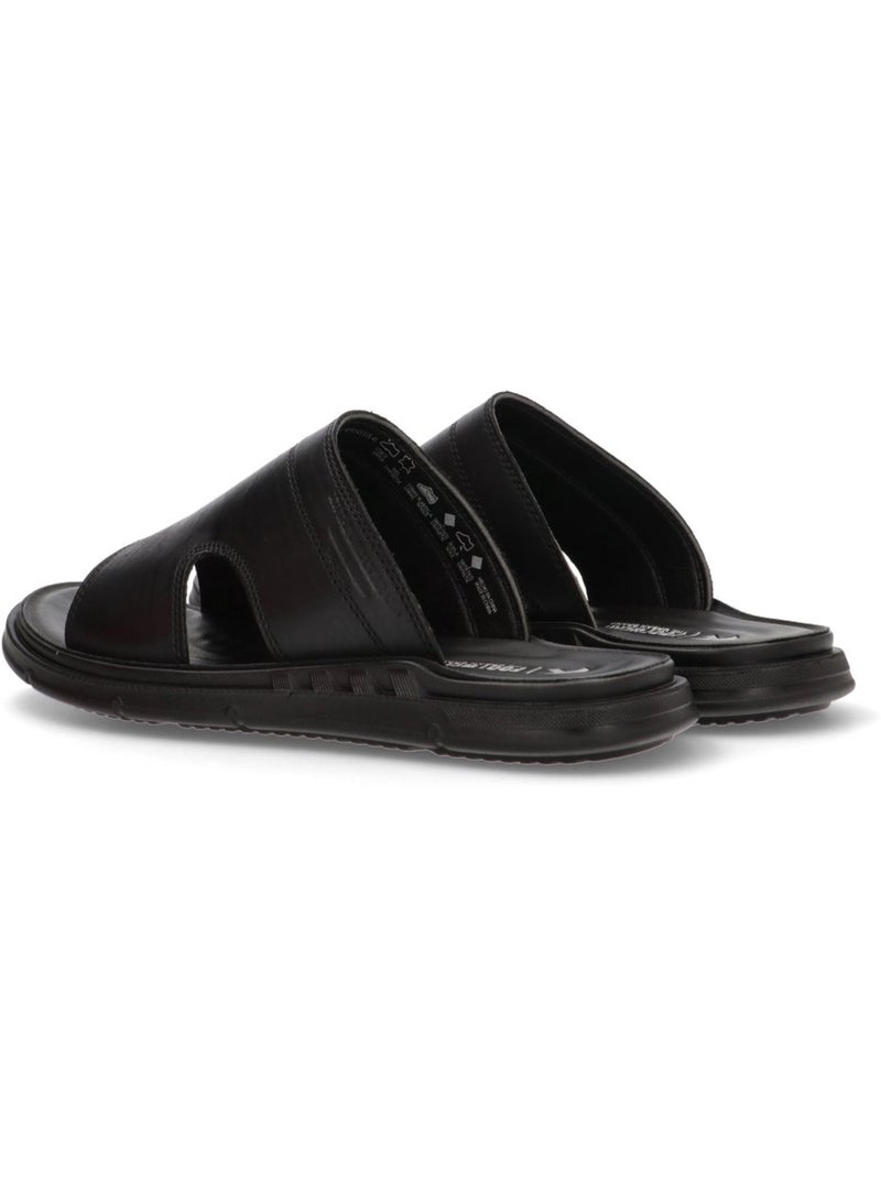 Sandalia Diario Hombre Suela Plana - Modelo 144038 Negro - Kiabi