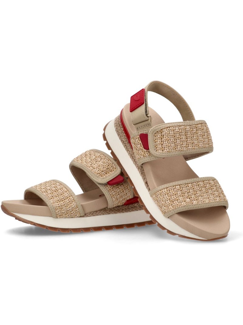 Sandalia Diario Mujer Cuña Media - Gioseppo Beige - Kiabi