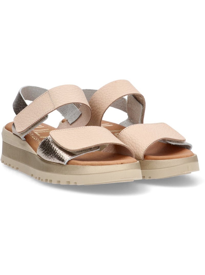 Sandalia Diario Mujer Cuña Media - Yulia Cñ Beige - Kiabi
