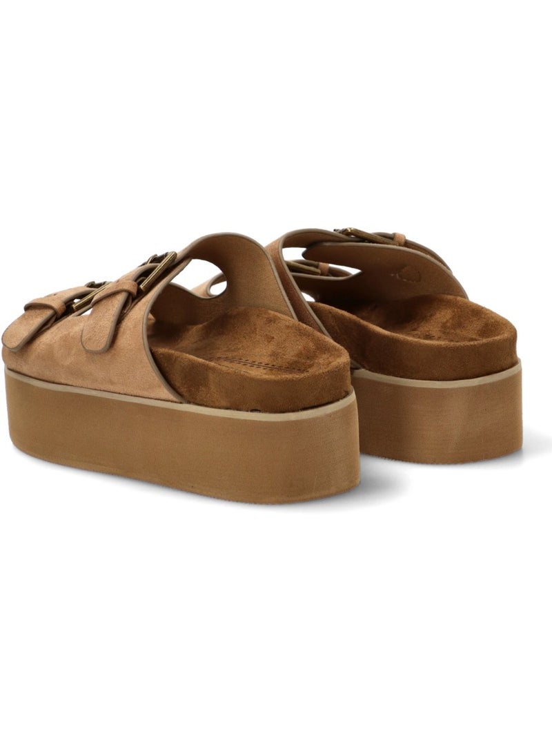 Sandalia Diario Mujer Suela Doble - Corina Camel - Kiabi