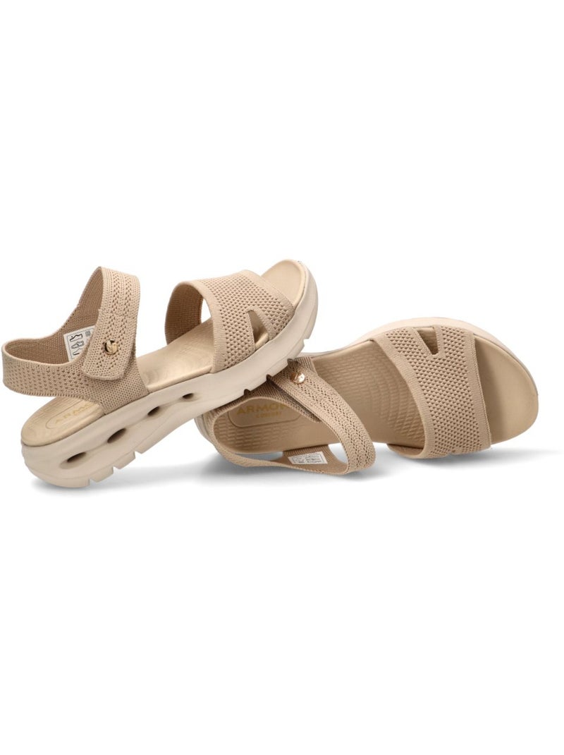 Sandalia Diario Mujer Suela Plana - Armony Beige - Kiabi