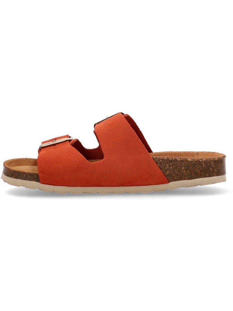 Sandalia Diario Mujer Suela Plana - Autenti Rojo - Kiabi
