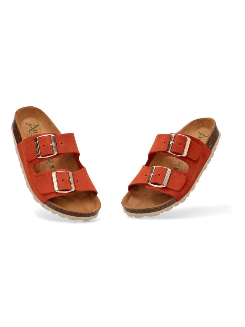 Sandalia Diario Mujer Suela Plana - Autenti Rojo - Kiabi