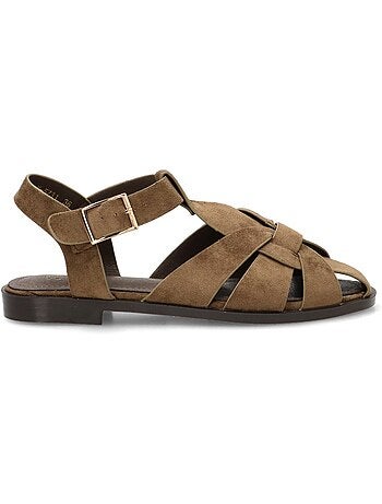Sandalia Diario Mujer Suela Plana - Buonarotti