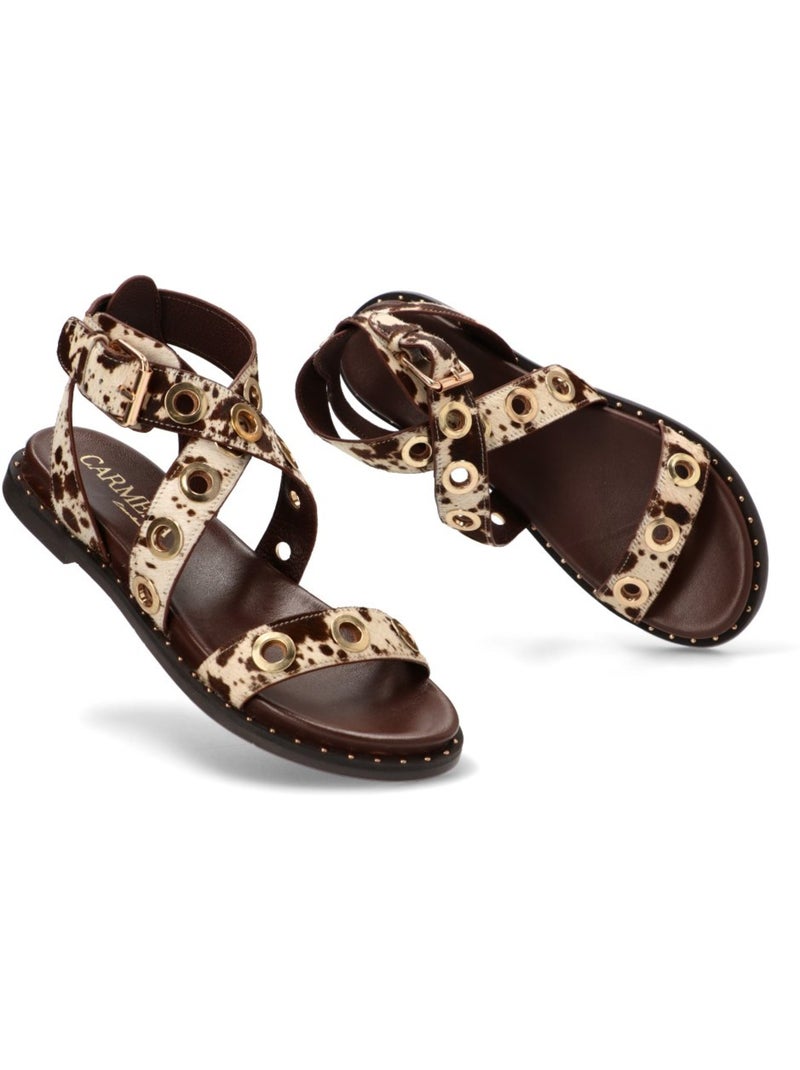 Sandalia Diario Mujer Suela Plana - Carmela Multicolor - Kiabi