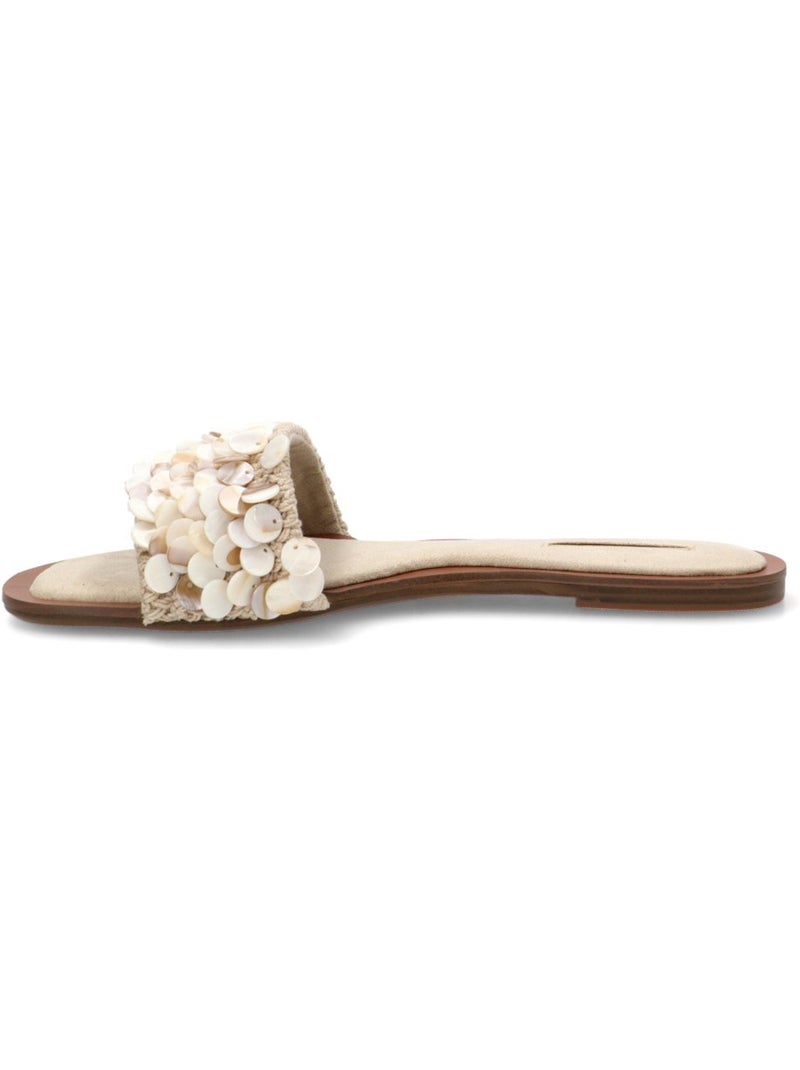 Sandalia Diario Mujer Suela Plana - Corina Beige - Kiabi