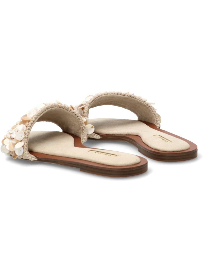Sandalia Diario Mujer Suela Plana - Corina Beige - Kiabi