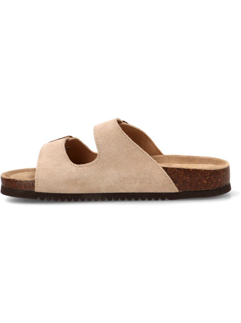 Sandalia Diario Mujer Suela Plana - Etika Beige - Kiabi