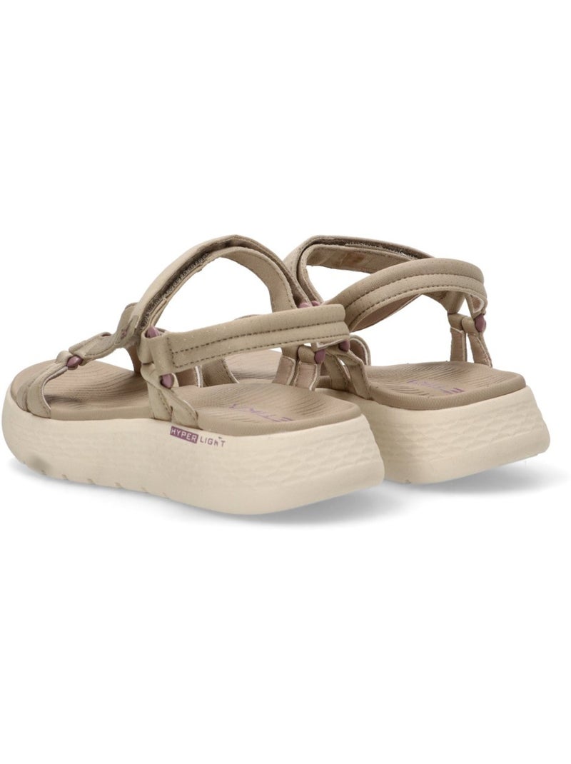 Sandalia Diario Mujer Suela Plana - Etika Beige - Kiabi