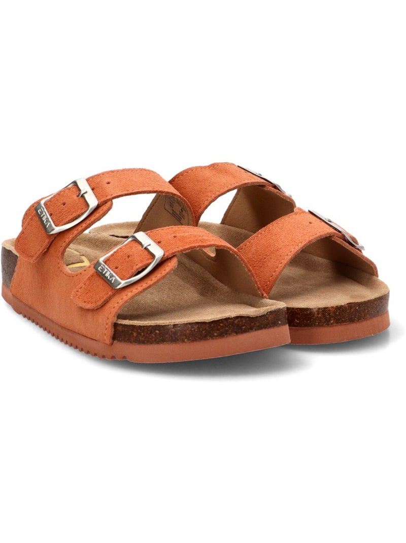Sandalia Diario Mujer Suela Plana - Etika Coral - Kiabi