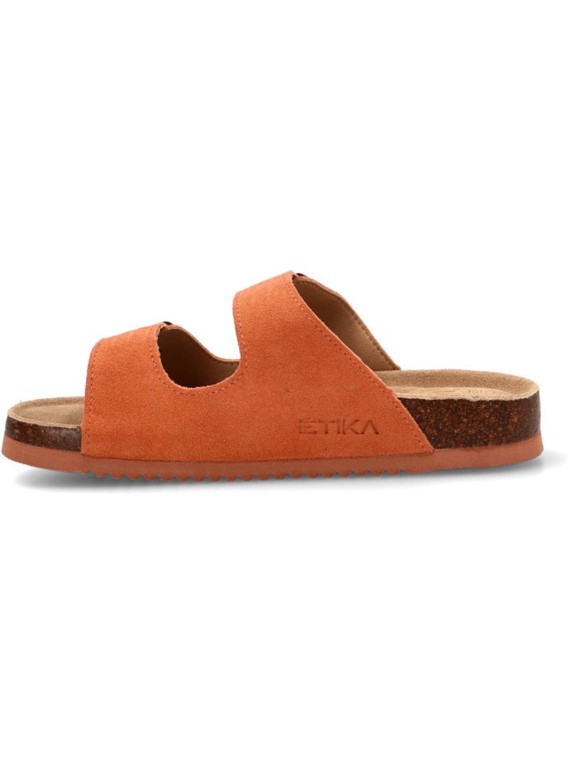 Sandalia Diario Mujer Suela Plana - Etika Coral - Kiabi