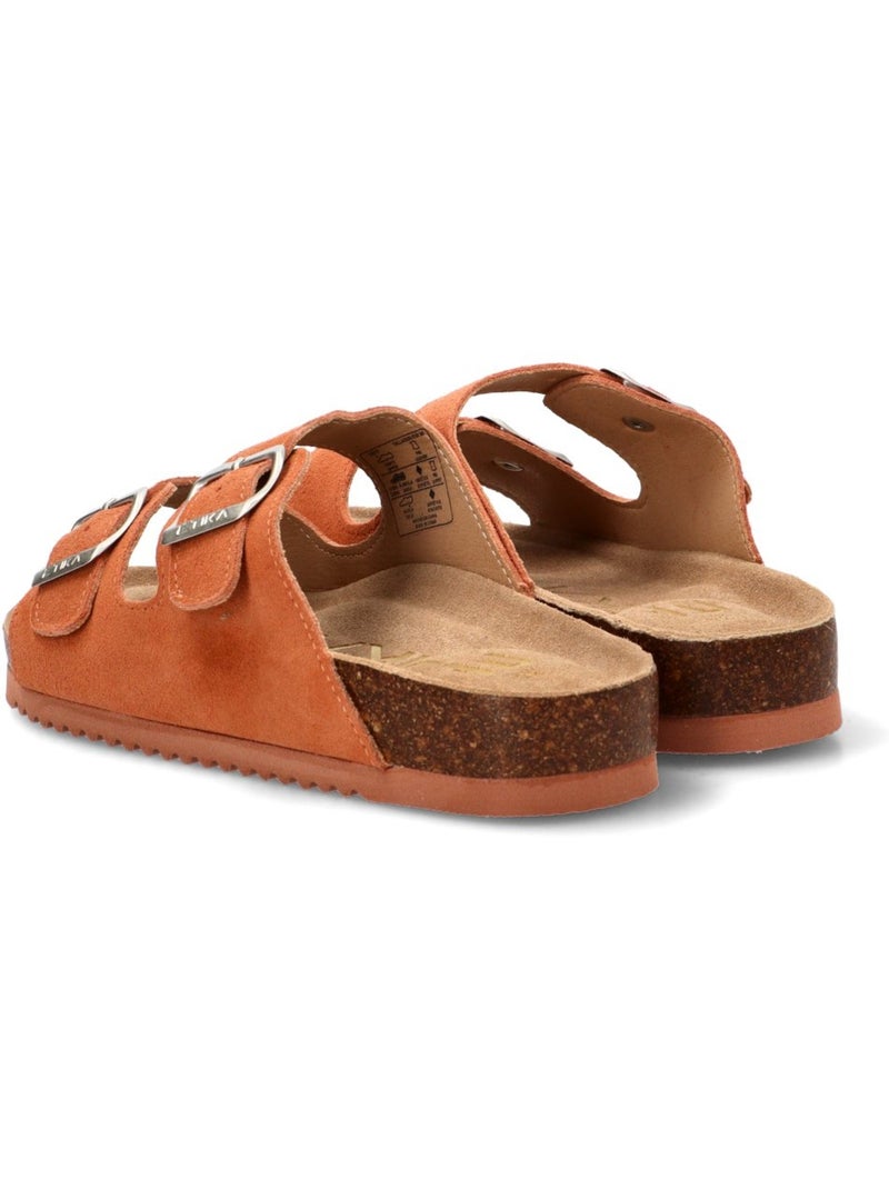 Sandalia Diario Mujer Suela Plana - Etika Coral - Kiabi