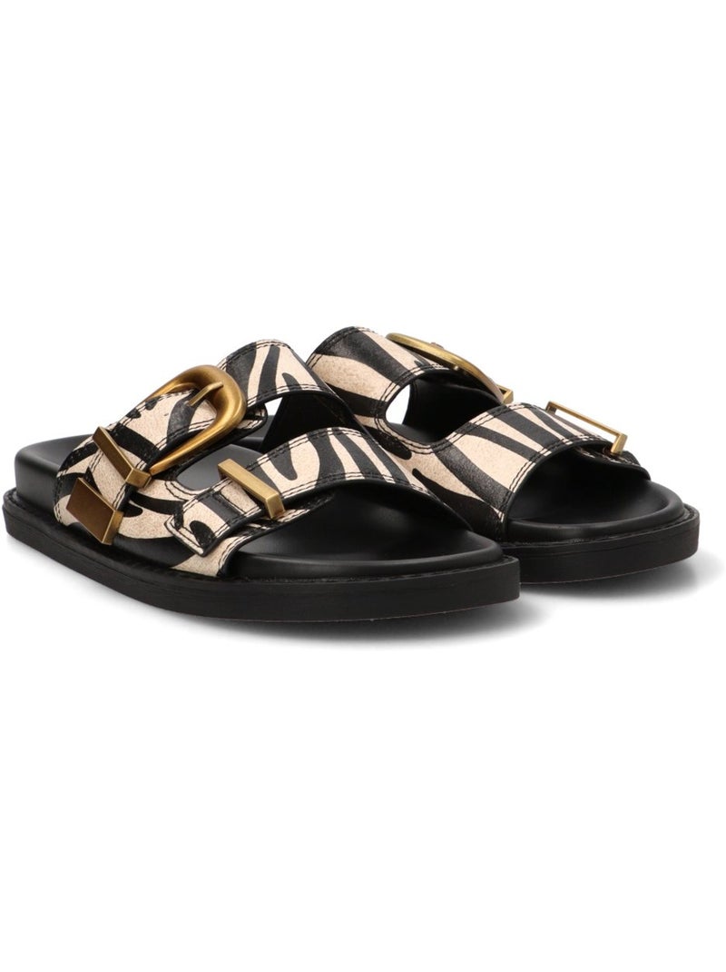 Sandalia Diario Mujer Suela Plana - Etika Multicolor - Kiabi