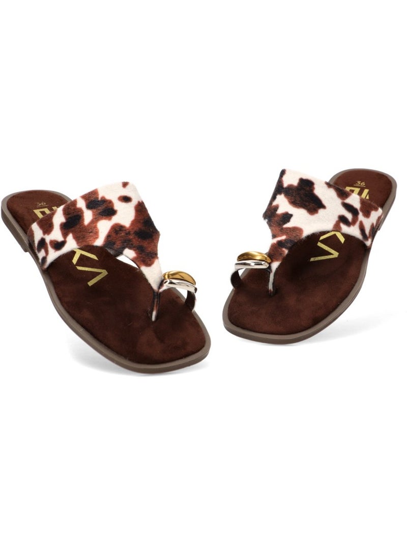 Sandalia Diario Mujer Suela Plana - Etika Multicolor - Kiabi