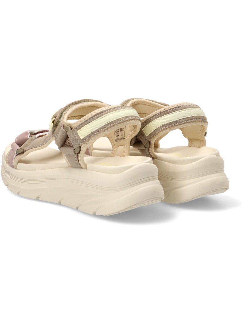 Sandalia Diario Mujer Suela Plana - Etika Multicolor - Kiabi