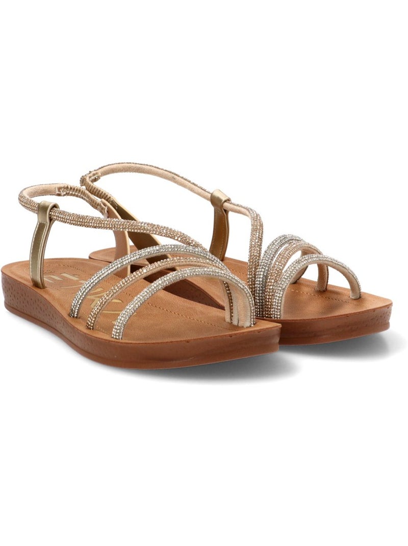 Sandalia Diario Mujer Suela Plana - Etika Multicolor - Kiabi