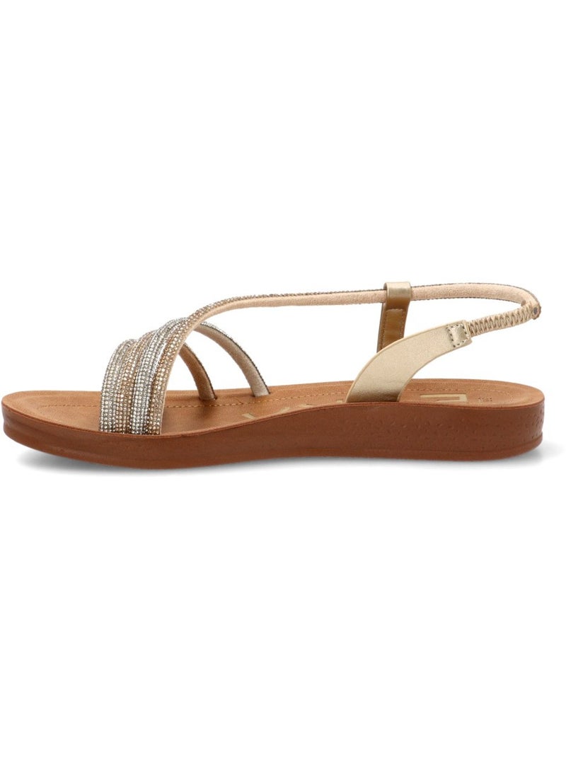Sandalia Diario Mujer Suela Plana - Etika Multicolor - Kiabi
