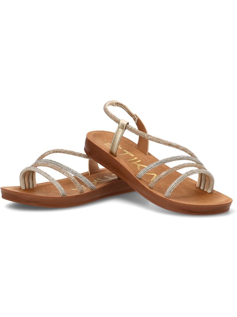Sandalia Diario Mujer Suela Plana - Etika Multicolor - Kiabi