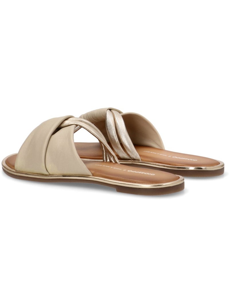 Sandalia Diario Mujer Suela Plana - Gioseppo Beige - Kiabi
