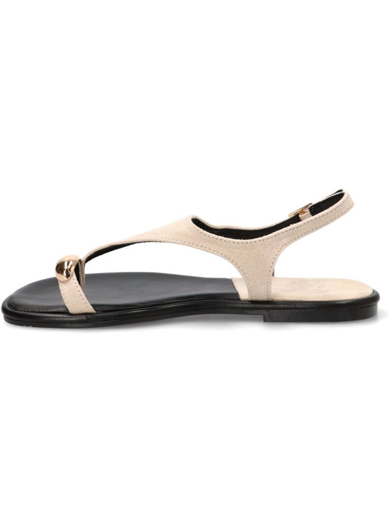 Sandalia Diario Mujer Suela Plana - Joia Beige - Kiabi