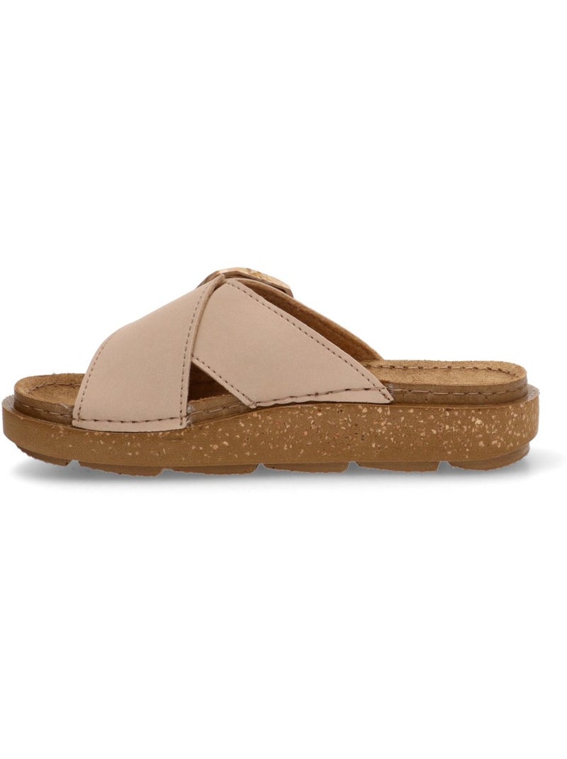 Sandalia Diario Mujer Suela Plana - Luna Collection Beige - Kiabi