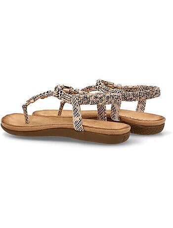Sandalia Diario Mujer Suela Plana - Luna Collection