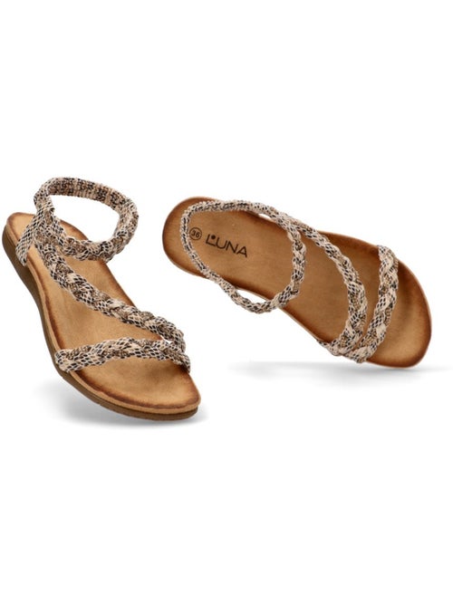 Sandalia Diario Mujer Suela Plana - Luna Collection - Kiabi