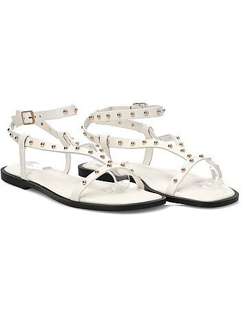 Sandalia diario mujer suela plana - luna collection