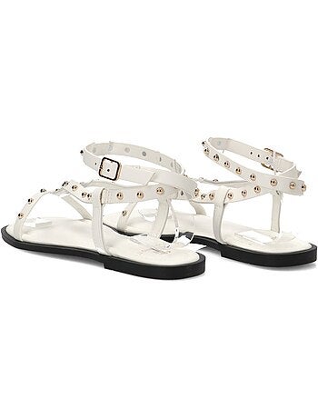 Sandalia diario mujer suela plana - luna collection