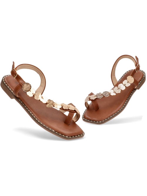 Sandalia Diario Mujer Suela Plana - Luna Collection - Kiabi Sandalia Diario Mujer Suela Plana - Luna Collection - Kiabi