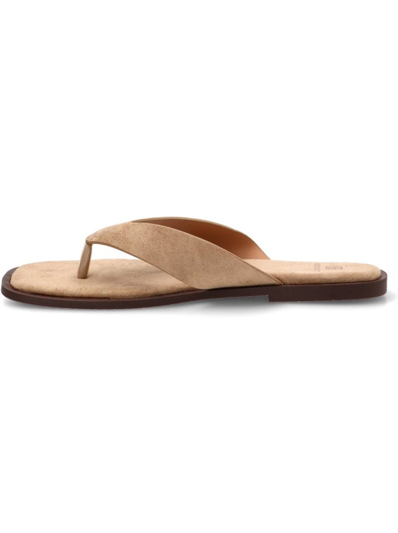 Sandalia Diario Mujer Suela Plana - Luna Collection Caqui - Kiabi