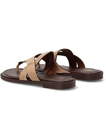 Sandalia Diario Mujer Suela Plana - Luna Collection