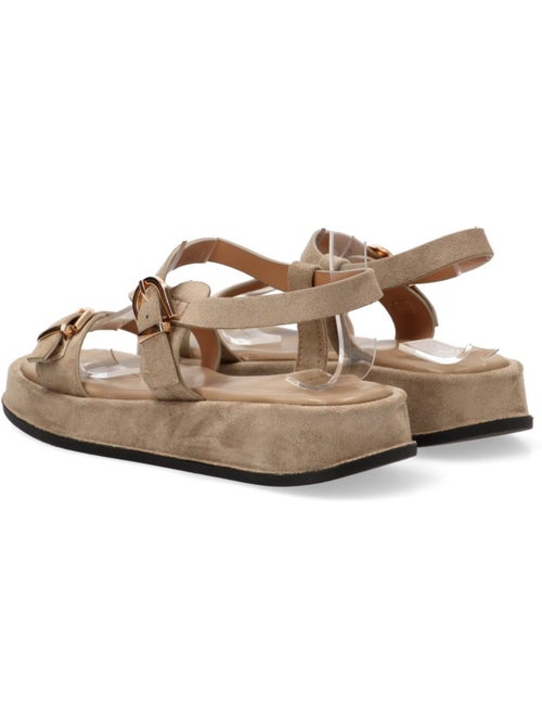 Sandalia diario mujer suela plana - luna collection - Kiabi Sandalia diario mujer suela plana - luna collection - Kiabi