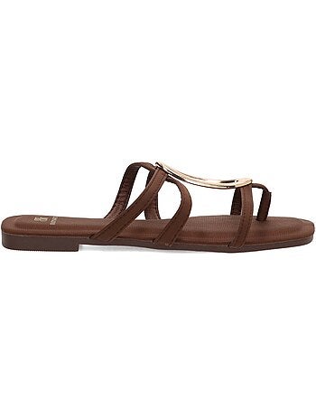 Sandalia diario mujer suela plana - luna collection