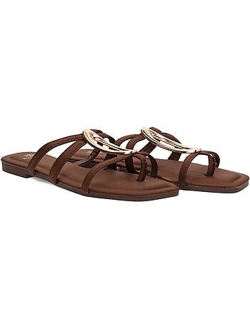 Sandalia diario mujer suela plana - luna collection