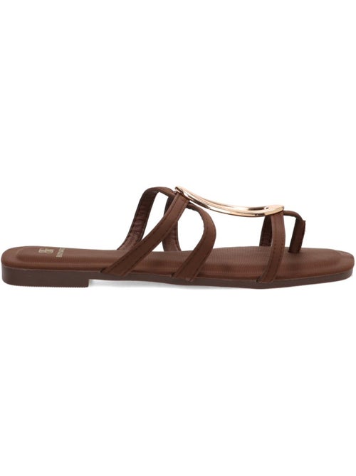 Sandalia diario mujer suela plana - luna collection - Kiabi