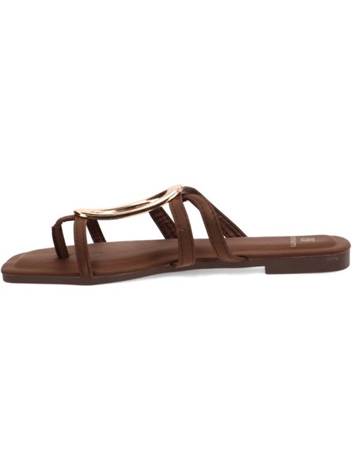 Sandalia diario mujer suela plana - luna collection - Kiabi