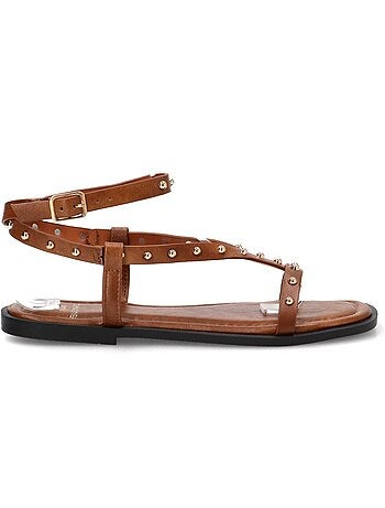 Sandalia diario mujer suela plana - luna collection