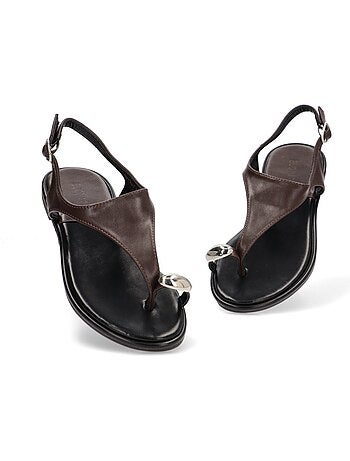Sandalia Diario Mujer Suela Plana - Luna Collection
