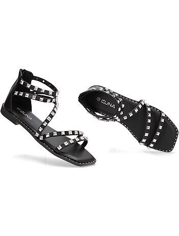 Sandalia Diario Mujer Suela Plana - Luna Collection