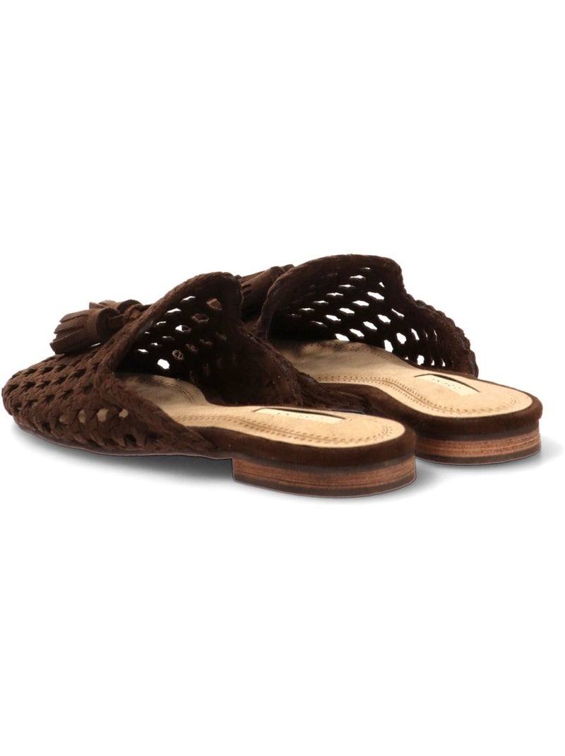 Sandalia Diario Mujer Suela Plana - Luna Trend Marrón capuchino - Kiabi