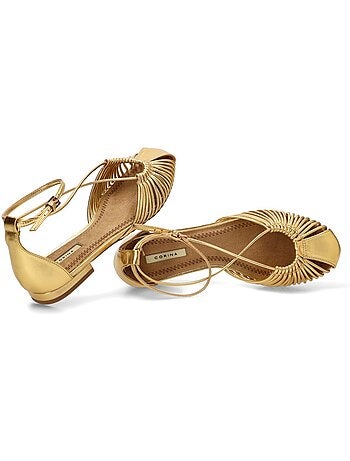 Sandalia Diario Mujer Suela Plana - Luna Trend